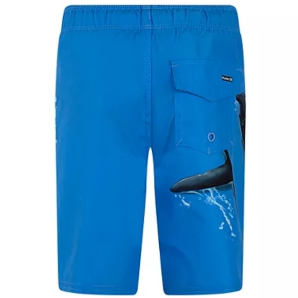 Hurley One & Only Shark Surf Swim Trunks Size 7 - Picture 4 of 15